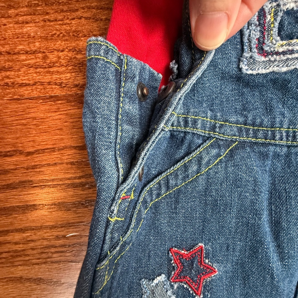 NEW Vintage Shortalls Set 6-9 Months - Picture 7 of 14